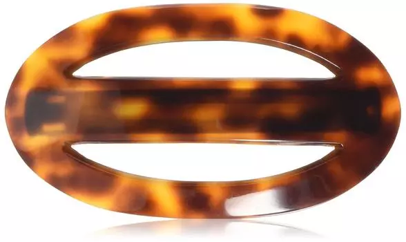 Заколки для волос Caravan Oval с большим черепаховым панцирем для толстых волос, около 14 граммов 238 [Caravan] отверстия, узор, волосы, (0,5 унции)