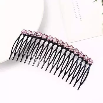 Заколки для волос, держатели для хвостиков, зажимы для челок для девочек, корейские заколки, заколки с кристаллами, женская расческа для волос white-22 tooth