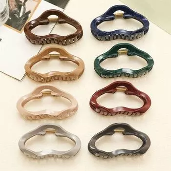 Заколки для волос для густых, тонких волос, сильные женские зажимы для челюстей, большие нескользящие синий