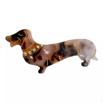 Заколки для волос для собак, заколки для таксы, милые заколки в виде утконоса для кудрявых волос синий