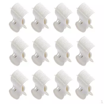 Заколки для волос на роликах для больших секций и удержания волос, бежевый/черный на выбор бежевый