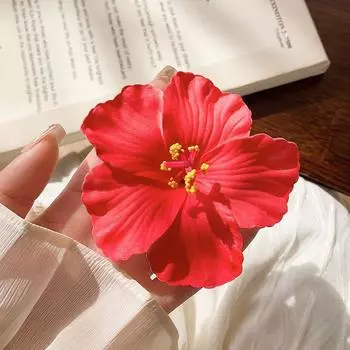 Заколки для волос с цветами гавайской плюмерии и гибискуса, свадебные шпильки для волос, заколка-роза, ювелирные украшения, летние пляжные подарки для путешествий