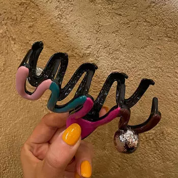 Заколки для волос с когтями, зажимы в виде акулы, головной убор, декоративный макияж, укладка для женщин, вьющиеся волосы