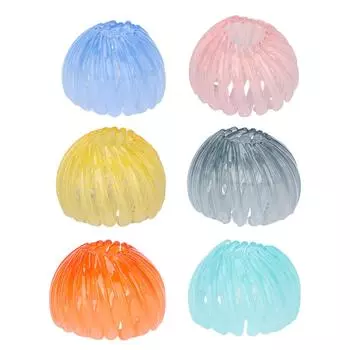 Заколки для волос в форме птичьего гнезда для женщин и девочек, элегантные, расширяемые, держатели для хвоста, аксессуары для волос Yellow