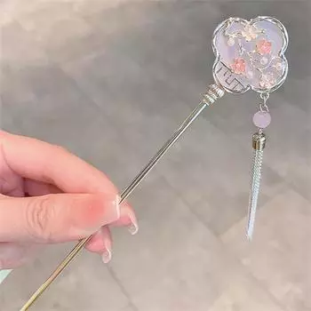 Заколки для волос в китайском стиле, винтажные заколки для волос с цветком сливы для женщин, заколки для волос, головные уборы, ювелирные изделия, аксессуары для волос 1