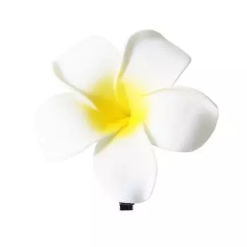 Заколки для волос в виде цветка плюмерии для женщин и девочек, заколки для волос в виде цветка яйца, гавайские 5.5cm