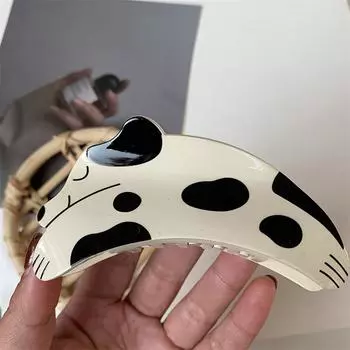 Заколки для волос в виде животных с милым цветным рисунком для собак и далматинов