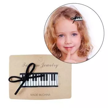 Заколки для волос, заколки для волос, аксессуары для волос, головные уборы, симпатичные головные уборы в виде скрипки и музыкальных нот для повседневного ношения на вечеринках 5