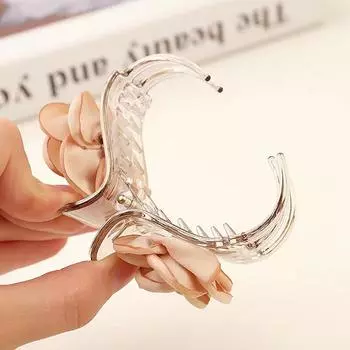 Заколки-краб для волос с цветком камелии, заколки-зажимы для хвоста, романтические заколки-цветы для женщин и девочек, аксессуары для волос