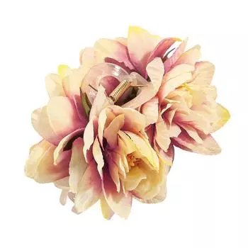 Заколки-крабы для волос с искусственными цветами Свадебное украшение для невесты, подружек невесты, вечеринки Заколки для волос с имитацией цветов Аксессуары для волос