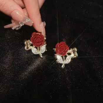Заколки с застежкой-розой, маленькая супер-волшебная заколка для волос, женские заколки для волос в форме розы, мини-заколка-тюльпан, маленькая милая металлическая заколка, новый головной убор, новинка