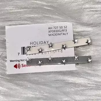 Заколки со звездами и стразами, заколка для волос со звездами, заколка для челки, заколка для волос со звездой Y2K, боковая заколка для волос, заколки для волос, заколка в виде утконоса бежевый