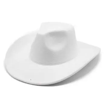 Закрученная шерстяная шляпа в стиле джаз с большими полями, женская модная повседневная фетровая шляпа с большими полями, мужская шляпа в стиле джаз M56-58cm красный