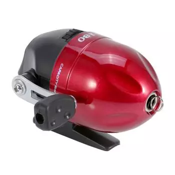 Закрытая рыболовная катушка, рыболовная спиннинговая катушка, встроенная в закрытую снасть с леской красный