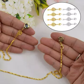 Закрытие круглый удлинитель серебряный магнит аксессуары для изготовления своими руками