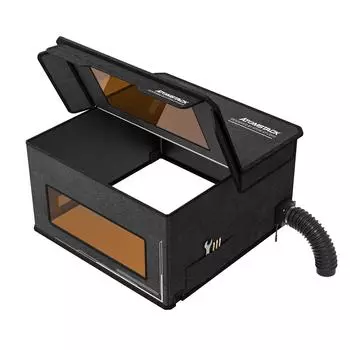 Закрытие лазерного гравера ATOMSTACK с вентиляционным отверстием Складная защитная крышка Безопасный Огнестойкий Пыленепроницаемый EU Plug