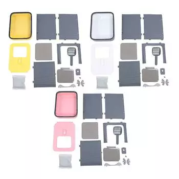 Закрытый кошачий туалет большой емкости с верхним входом и контролем запаха, пластиковый кошачий туалет для H Yellow