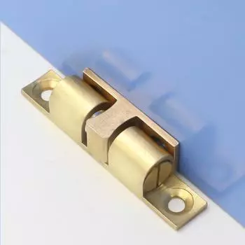 Закрывающая защелка Гладкая поверхность Нержавеющая защитная защелка для кухонной двери со свободными винтами Соединение с шкафом Толстая простая установка Дверная защелка для дома A