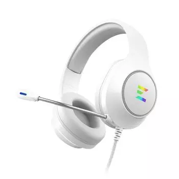 ZALMAN Virtual Surround Compatible USB Connection Gaming Headset White WH SP1063 7.1ch ZM-HPS310