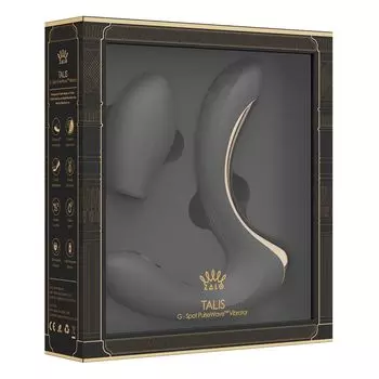 ZALO Talis Golden Fingering Воспроизводит стимуляцию при близком контакте Мощный всасывающий вибратор Вибратор с хлопками Мощная вибрация Тихий вибратор