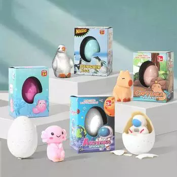 Замачивание в воде, игрушки, Капибала, животное, яйцо, детская головоломка и творчество One Size