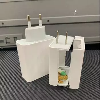 Замаскированный сейф для хранения зарядного устройства, реалистичный контейнер для зарядного устройства с секретным хранилищем для ювелирных изделий и экстренных наличных денег B