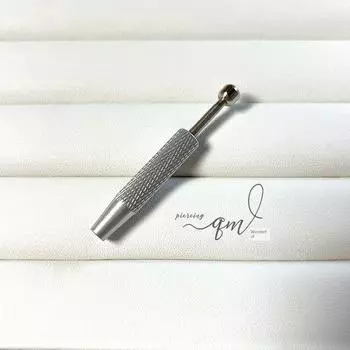 Замечательный захват с 4 лапками, захват для шариков, серьги-пусеты для ушей, пин для козелка уха, пусеты для козелка уха, вспомогательный инструмент для ношения, шарик, лабрет, пирсинг языка [Single] gripper