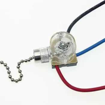 Замена 3Wire Бусины Цепь Настенный Светильник Вентилятор Потолочный Выключатель Тяговый Шнур