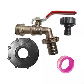 Замена адаптера IBC Tote для водопроводного крана, запасные части, резервуар с резьбой 3/4 дюйма