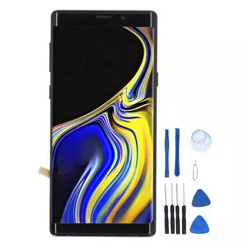 Замена экрана для телефона Galaxy Note9 SM N960, органический светодиодный дисплей, сенсорный экран, дигитайзер, сборка