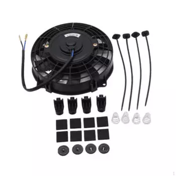 Замена электрического вентилятора охлаждения радиатора, простота использования, нажимной, прочный, 800 куб. футов в минуту, аксессуары, запчасти для