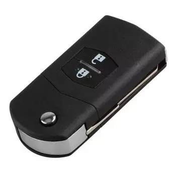 Замена автомобиля складной 2-кнопочный чехол для ключа дистанционного управления для Mazda