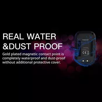 Замена беспроводного смарт-пульта дистанционного управления для GoPro Hero 10/9/8/Max со встроенным цветным светодиодным экраном чёрный