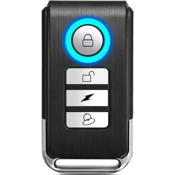 Замена брелока дистанционного управления для беспроводной противоугонной сигнализации, велосипедной сигнализации, заднего фонаря для велосипеда чёрный