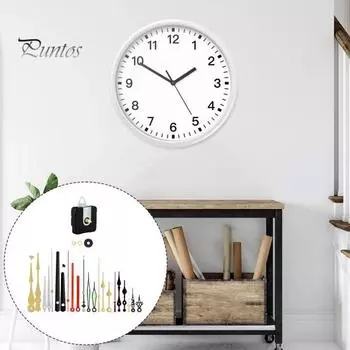 Замена часового механизма, простая установка, универсальный кварцевый механизм на батарейках, бесшумный, самостоятельный ремонт настенных часов, замена деталей 1 Set