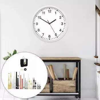 Замена часового механизма Yousheng, простая установка, универсальный кварцевый механизм на батарейках, бесшумный, самостоятельный ремонт настенных часов, замена деталей 1 Set