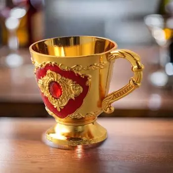 Замена деталей бокала для вина, свадебный алюминиевый сплав Pumpkin Gold Red