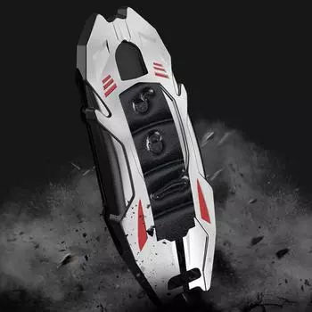 Замена деталей чехла для ключей с брелком из цинкового сплава, аксессуары для автомобиля