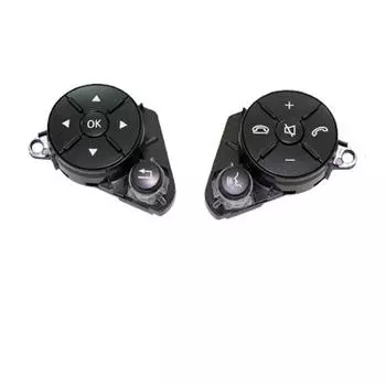 Замена для C/E/GLK Class W204/W212/W207 1 пара левая правая многофункциональная кнопка управления рулевым колесом коричневый