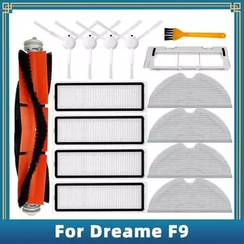 Замена для Xiaomi Dreame F9 робот-пылесос запасные части аксессуары основная боковая щетка фильтр Hepa тряпка для швабры чехол