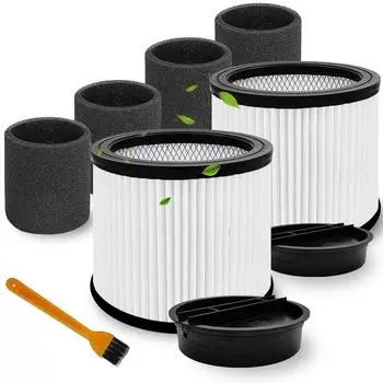 Замена фильтра для пылесоса Shop Vac 90304, замена фильтра для пылесоса Shop Vac 90304/90350/90333/9030400, картридж фильтра Hepa