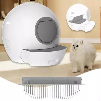 Замена граблей для кошачьего туалета Эффективно просеивает и удаляет комки Умный туалет