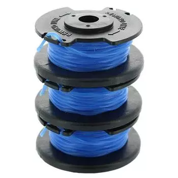 Замена катушки лески Ryobi One+ AC14RL3A OEM .065 для аккумуляторных триммеров Ryobi 18 В, 24 В и 40 В 3pcs