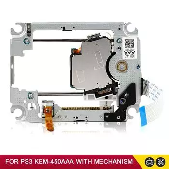Замена KEM-450AAA KEM 450AAA для PS3 Slim 2000 2500 3000 KEM 450 AAA лазерная линза с декой для консоли Playstation 3 PS3 Slim