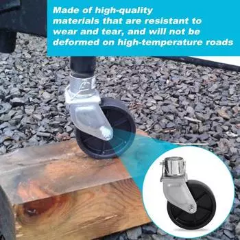 Замена колеса домкрата прицепа со штифтом Прочная несущая способность Надежная прочность Легкая мобильность Коррозия