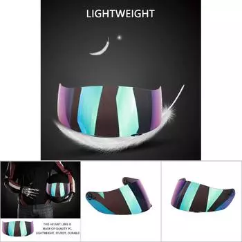 Замена козырька на лобовое стекло мотоциклетного шлема для AGV K5 K3SV (цветной)