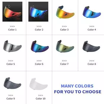 Замена козырька шлема для Shoei GT-AIR GT-AIR2, полнолицевой щиток для шлема, линза для мотоциклетного шлема Color 10