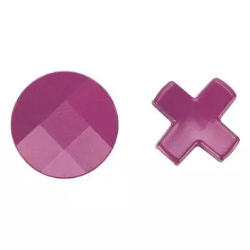 Замена крестовины контроллера Металлическая граненая стандартная крестовина для Xbox One Elite фиолетовый