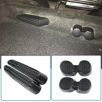 Замена крышек вентиляционной решетки автомобиля под сиденьем, простая установка, состояние выходной решетки