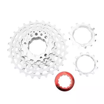 Замена маховика кассеты для велосипеда, высокоточная стальная и алюминиевая 7-скоростная муфта свободного хода серебряный